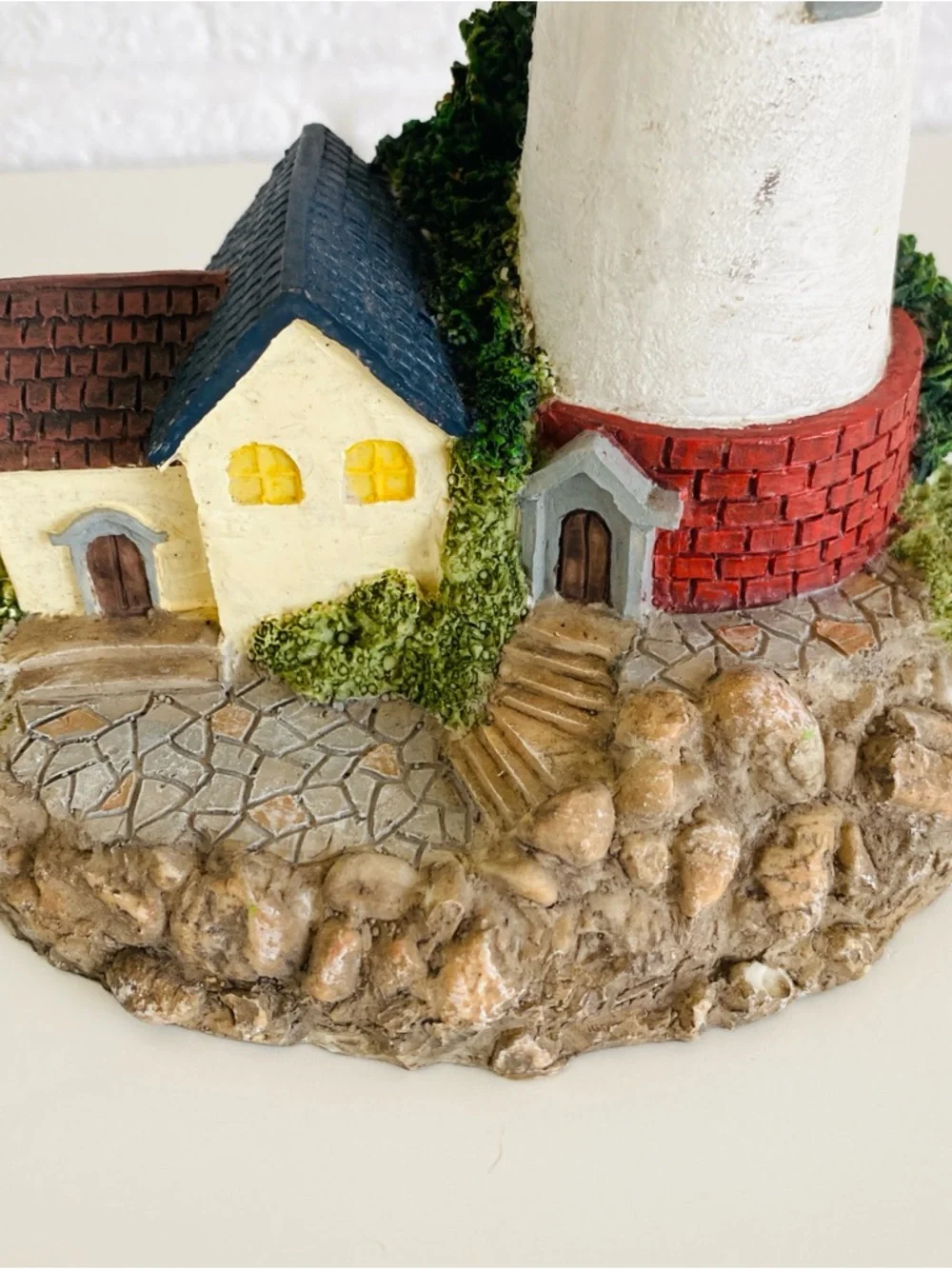 Decorative Lighted Lighthouse Figurines Set Nautical Sailing Boating Beach Decor